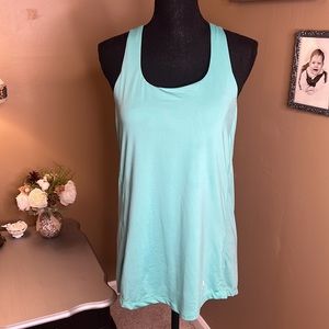 Icyzone all-in-one open back tank top; sz. L NWOT